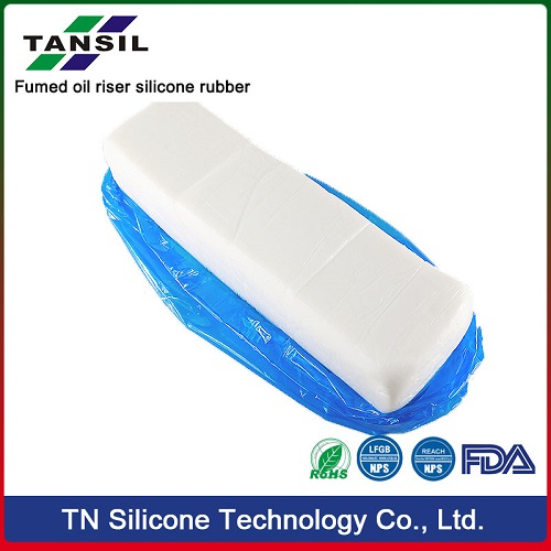 Fumed oil riser silicone rubber