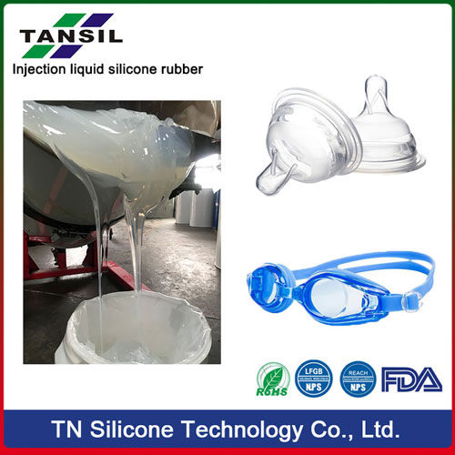 High transparent injection liquid silicone rubber